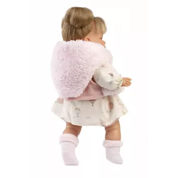 Puppe Llorens Joelle 38 cm – Weinende Puppe mit realistischen Merkmalen und weichem Körper