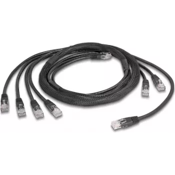 DeLOCK Netzwerkkabel Schwarz 5 m Cat5e U/UTP 90121