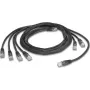 DeLOCK Netzwerkkabel Schwarz 5 m Cat5e U/UTP 90121