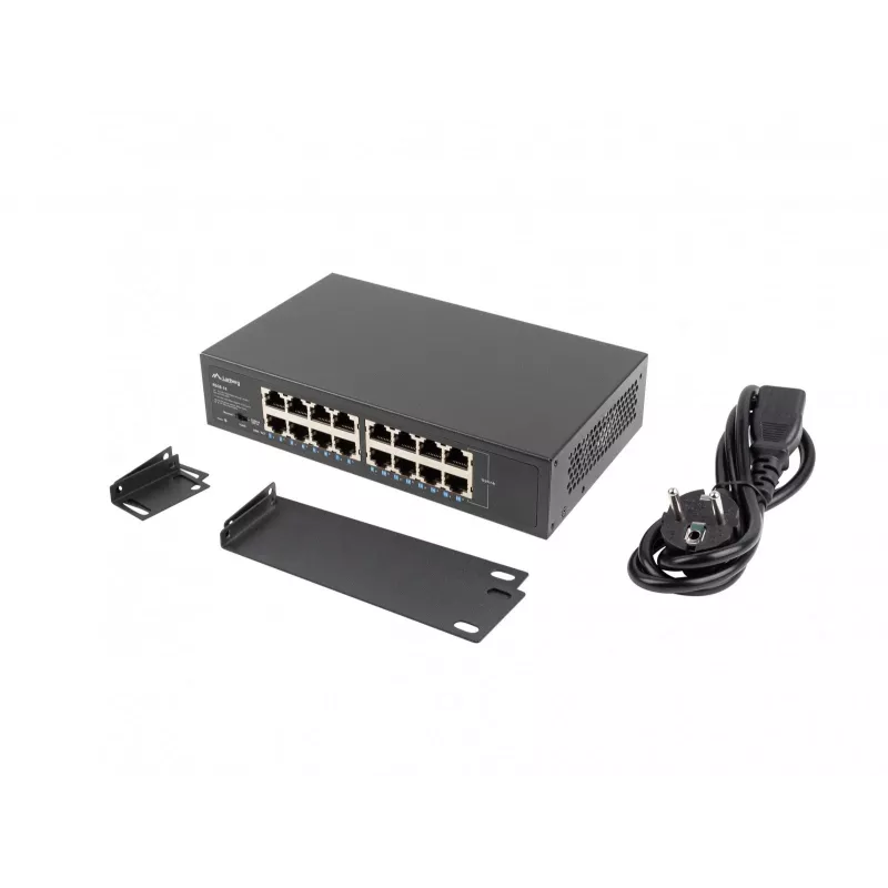 Lanberg Switch RSGE-16 Rack 10/19 (16-Port 1Gb)