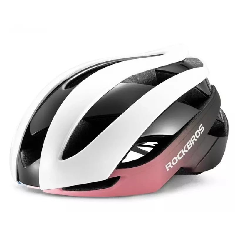 ROCKBROS Verstellbarer Fahrradhelm M 55-58 cm Blau-Rosa