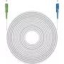 Goobay 59623 Glasfaserkabel 15 m SC/UPC SC/APC FTTH OS2 Weiß (59623)