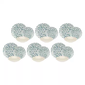 Tafelservice für 6 Personen Rose&Tulipani R18420TA18 Sea Stones Design, 18-teilig