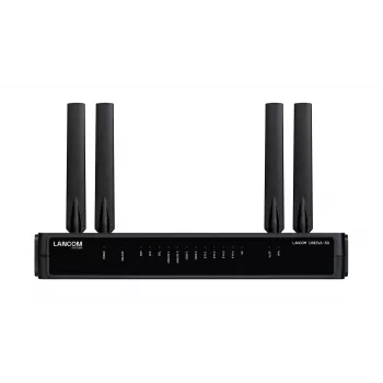 Router Lancom Systems LANCOM 1803VA-5G (EU) — 5G, Gigabit Ethernet, externe SMA-Antenne, 1 Lüfter, AES/3DES-Sicherheit