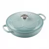 Le Creuset Gourmet Professional Topf Blume 26 cm Sea Salt