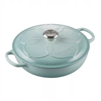 Le Creuset Gourmet Professional Topf Blume 26 cm Sea Salt
