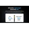 Tragbare Powerbank Nitecore CARBO 10000 — Lithium‑Ionen 10000 mAh, 38 W PD, USB‑A + USB‑C, grau