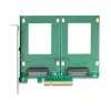 Interner U.2-Adapter DeLOCK 90162 PCIe-Host-Schnittstelle LED-Anzeigen