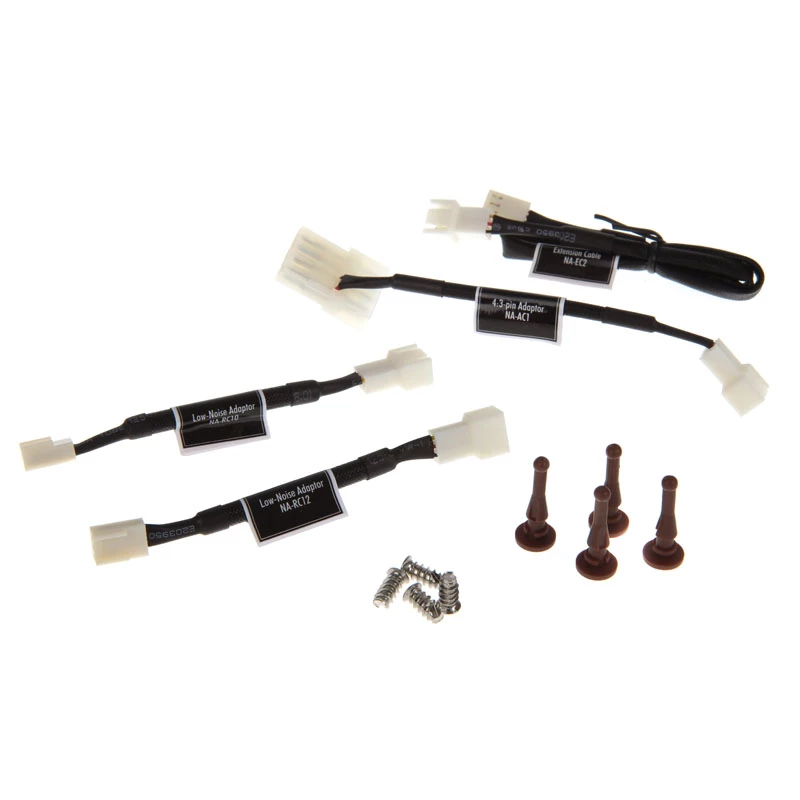 Lüfter Noctua NF-S12A FLX 120 mm Gehäuselüfter, 12 V, 700–1200 U/min, 107,5 m³/h Luftstrom, 1,44 W