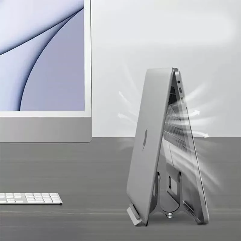 Gravity-Halterständer für MacBook grau