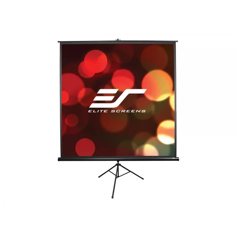 Elite Screens | Stativ/tragbare Aufstell-Leinwand | T92UWH | Diagonale 92 Zoll | 16:9 | Sichtbare Bildbreite (B) 203,2 cm | Schwarz
