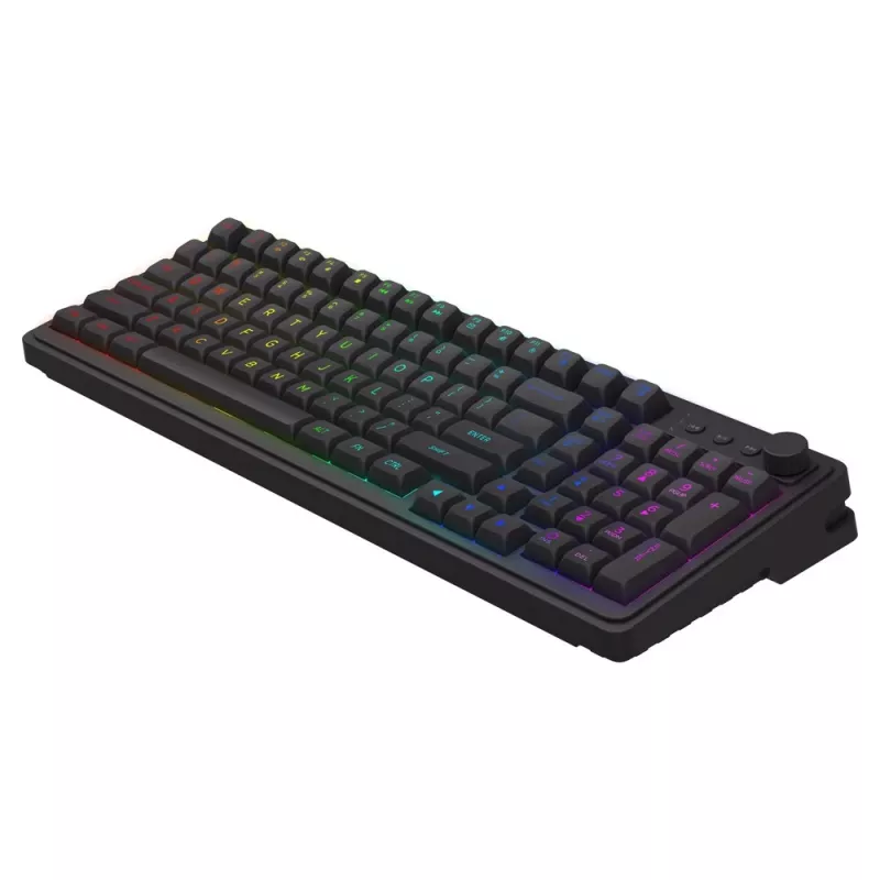 Savio Galaxis Gaming-Tastatur USB QWERTY US Englisch Schwarz