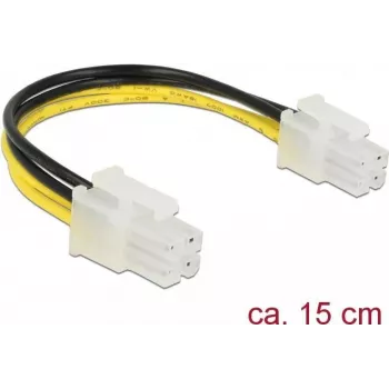 Internes Stromkabel DeLOCK 85450 0,15 m Stecker auf Stecker
