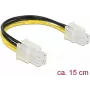 Internes Stromkabel DeLOCK 85450 0,15 m Stecker auf Stecker