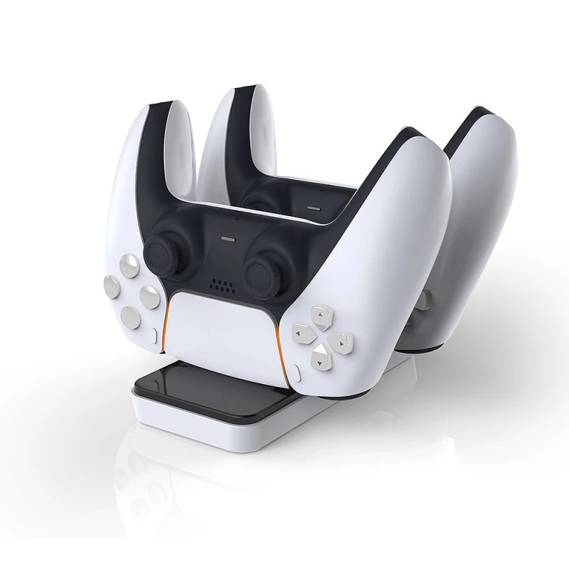 Ladestation SUBSONIC SA5608 für PlayStation-5-Controller mit zwei Schnellladeplätzen und LED-Anzeigen