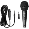 Mikrofon SVEN MK-110 (kabelgebunden, dynamisch, Metall, Kabel 4,0 m, 6,3 / 3,5 mm Klinke, schwarz)