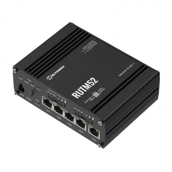 5G-Router Teltonika RUTM52, 5x GbE, Dual-SIM, eSIM, Wi-Fi 5