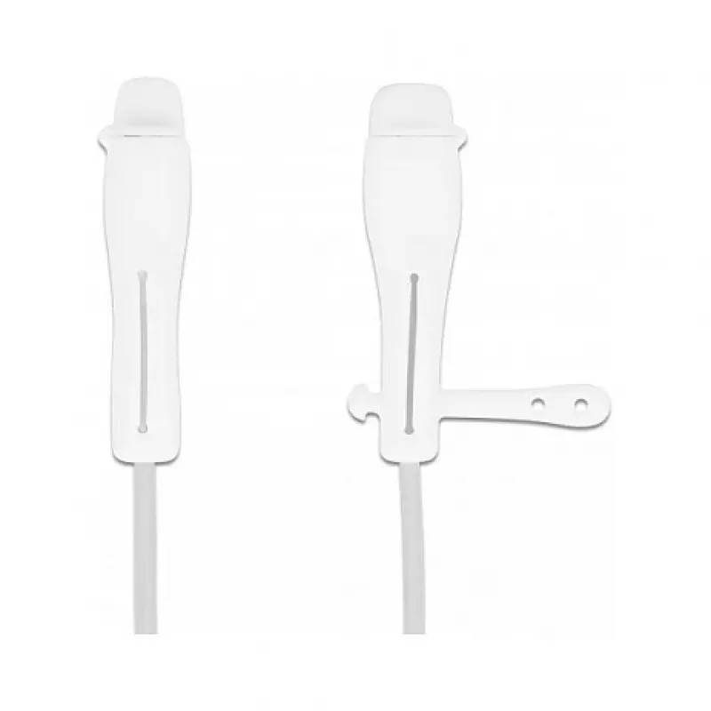 DeLOCK Staubschutzkappe für USB Typ-C Stecker und Apple Lightning Stecker Set 2 Stück weiß