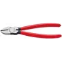 Knipex Seitenschneider L.140 mm Kopf pol. Kunststoffbeschichtung