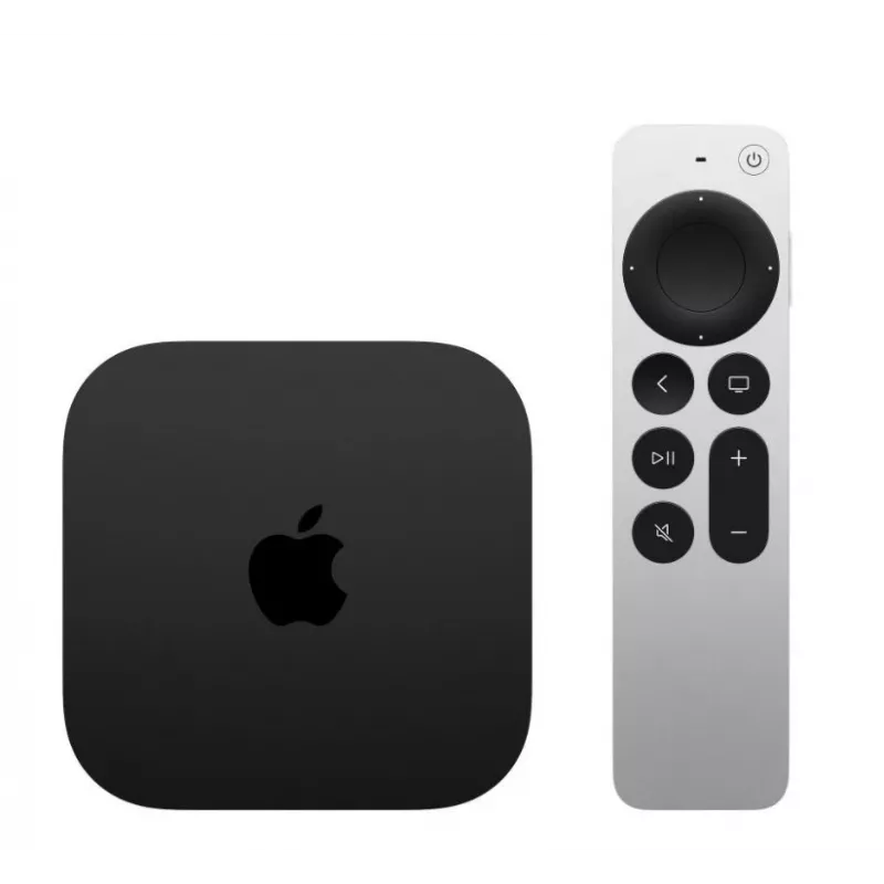 Apple TV 4K Schwarz Silber 4K Ultra HD 64 GB Wi-Fi A15