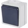 as - Schwabe 62450 Aufputzschalter IP54 Grau (62450)
