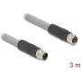 DeLOCK Sensor-/Aktorkabel 80540 3 m RST M12 Grau