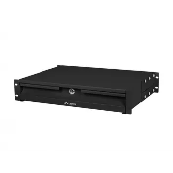 LANBERG 19 Zoll 2HE 360mm Rack-Einschub AK-2001-B, schwarz