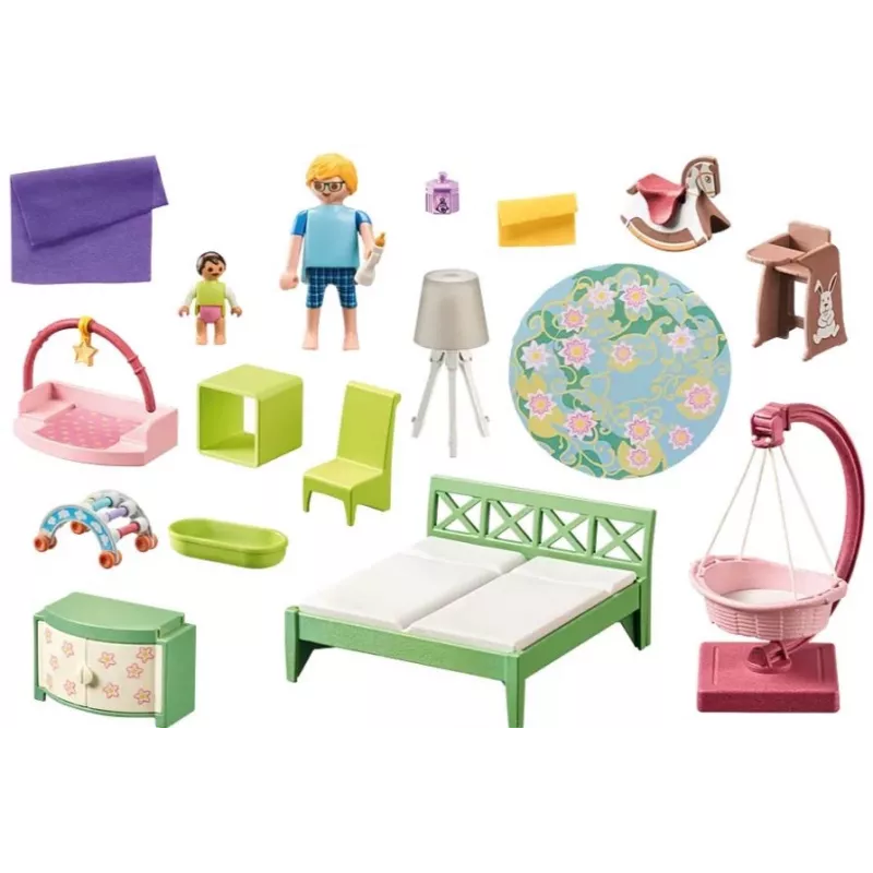 Figurenset My Life 71609 Schlafzimmer mit Baby-Spielecke