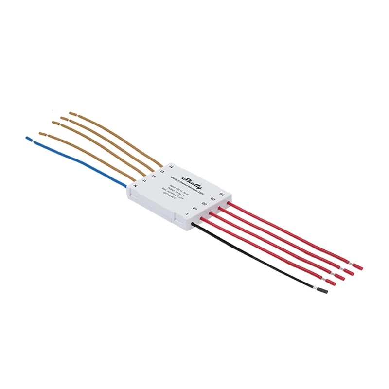 4-Kanal-Entkoppler Shelly Shelly_4CD 230V – DIN-Schienen-Relais-Schnittstelle für vier Stromkreise
