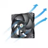 Thermaltake SWAFAN GT12 120mm Gehäuselüfter - Schwarz
