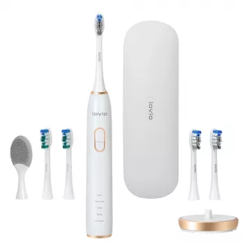 LOVIO_Home SonicProtect PRO Elektrische Zahnbürste Weiß LVTB124WH
