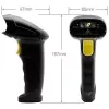 Qoltec 1D Laser Barcode Reader | USB | Schwarz