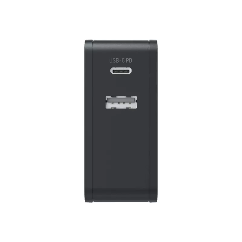 ANSMANN 247PD - Netzteil - 45 Watt - 4700 mA - PD, QC 3.0 - 2 Ausgangsanschlüsse (USB, USB-C) - Schwarz (1001-0095)