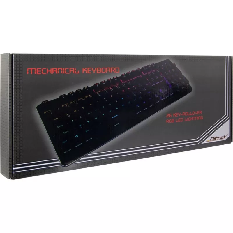 Inter-Tech NK-2000ME Tastatur USB QWERTZ Schwarz (88884100)