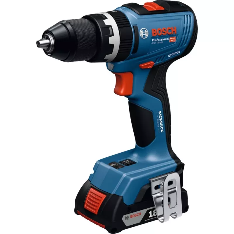 Akku-Schlagschrauber Bosch GSB 18V-65 mit 2x 4,0Ah Akkus und L-Case