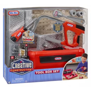 Little Tikes Creative Construction Spielzeug-Werkzeugkasten-Set