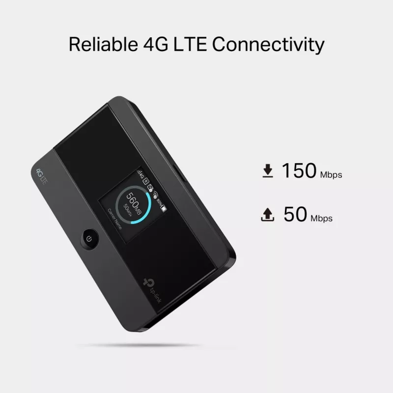 4G LTE Mobiler Wi‑Fi Router TP‑LINK M7352 150Mbps — portabler Hotspot mit microSD-Slot