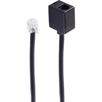 shiverpeaks BS70230-6/6 Telefonkabel 10 m Schwarz (BS70230-6/6)
