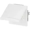 Wandmontierter Schuko-Steckdoseneinsatz mit Klappdeckel, busch jaeger 20EUGK-34-101, Unterputz, allwettertauglich, alpinweiß