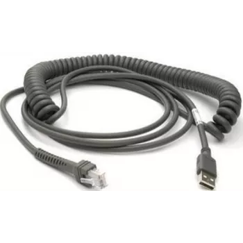 Datalogic USB-Kabel USB-Kabel, Typ-A, spiralförmig, 3,6m (CAB-467)