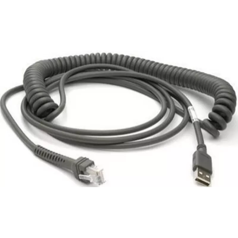 Datalogic USB-Kabel USB-Kabel, Typ-A, spiralförmig, 3,6m (CAB-467)