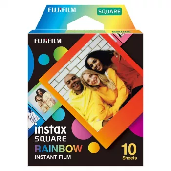Sofortbildfilm Fujifilm SQUARE Rainbow 10 Stück