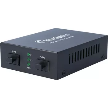 Netzwerk-Medienkonverter BlueOptics BLMC011-011 10 Mbit/s Schwarz