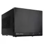 SilverStone SUGO 13 - Desktop - Mini-DTX - ohne Netzteil (AT / PS/2) - Schwarz - USB/Audio (SST-SG13B-Q)