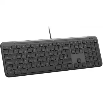 LOGITECH Signature Slim K620 Kabelgebundene Tastatur für Unternehmen - GRAPHITE - US INT'L - USB - N/A - INTNL-973 - USB-C