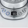 Elektrischer Wasserkocher SEVERIN 1 L 2200 W Glas und Edelstahl, 5 Temperatureinstellungen, LED-Anzeige