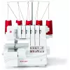 Overlock Singer 14T968 Nähmaschine, elektrischer Strom, weiß