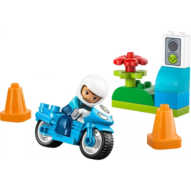 LEGO DUPLO 10471 Blaues Polizeimotorrad