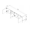 TV-Schrank cama meble INSERTO 3D1W 190x40x62 cm Cashmere-Finish mit LED