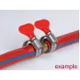 Schneckengetriebe-Schlauchklemme DeLOCK 19460 Mehrfarbig